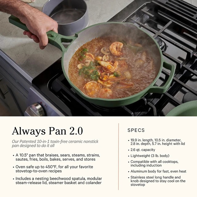 Alt view image 3 of 7 - Ultimate Cookware Set, 18-Piece Nonstick Cookware & Bakeware Set