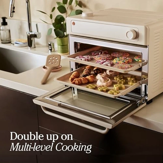 Alt view image 6 of 6 - Wonder Oven & Essentials Kit, 3-Piece Oven, Pan & Air Fry Basket