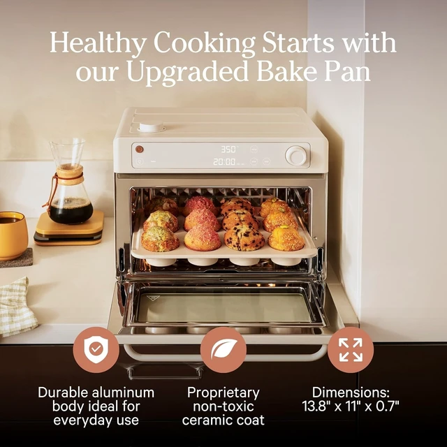 Alt view image 5 of 6 - Wonder Oven & Essentials Kit, 3-Piece Oven, Pan & Air Fry Basket