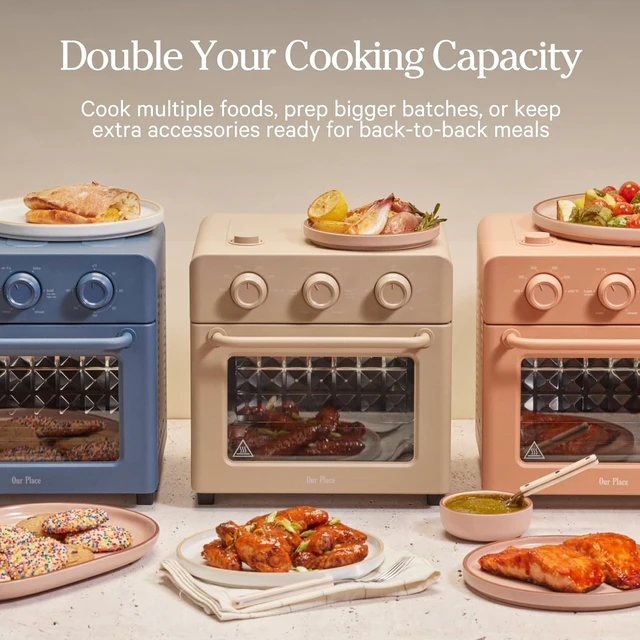 Alt view image 6 of 7 - Wonder Oven Essentials Kit, 2-Piece Bake Pan & Air Fry Basket Set