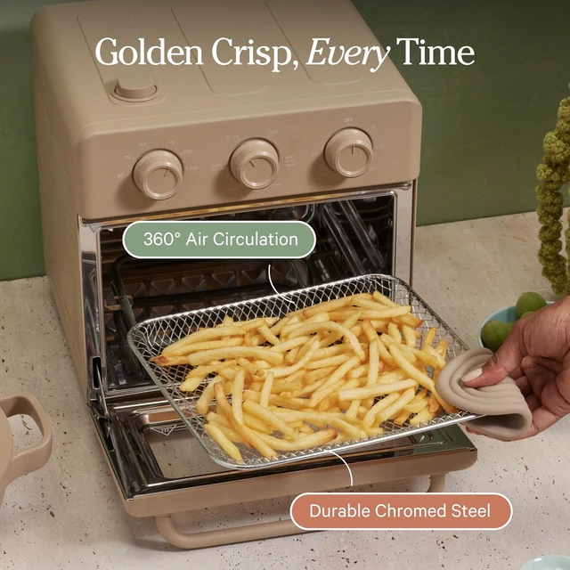 Alt view image 5 of 7 - Wonder Oven Essentials Kit, 2-Piece Bake Pan & Air Fry Basket Set