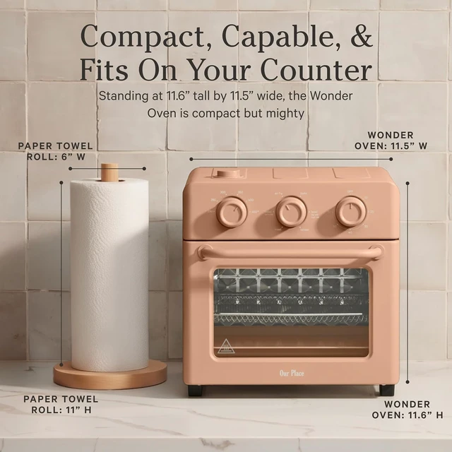 Alt view image 4 of 7 - Wonder Oven, 6-in-1 Air Fryer & Toaster Oven, 2-Rack, 13 Qt