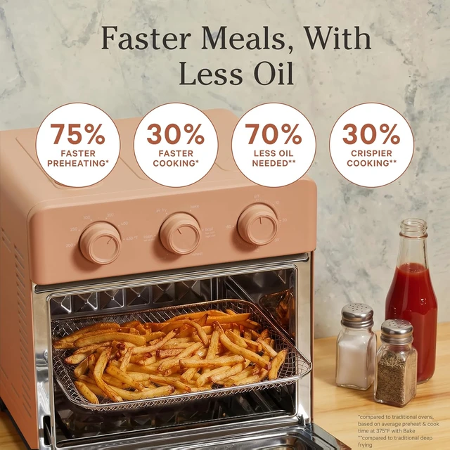 Alt view image 7 of 7 - Wonder Oven, 6-in-1 Air Fryer & Toaster Oven, 2-Rack, 13 Qt