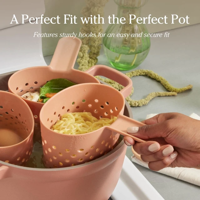 Alt view image 3 of 6 - Cooker Cups, Nylon Cooking Baskets, 4-Cup Capacity, Set of 2