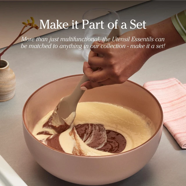 Alt view image 4 of 6 - Utensil Essentials, 6-Piece Heat-Resistant Silicone Utensil Set