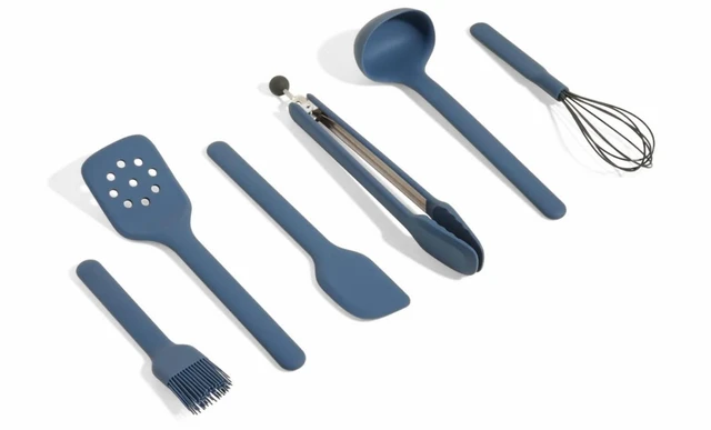 Main image of Utensil Essentials, 6-Piece Heat-Resistant Silicone Utensil Set