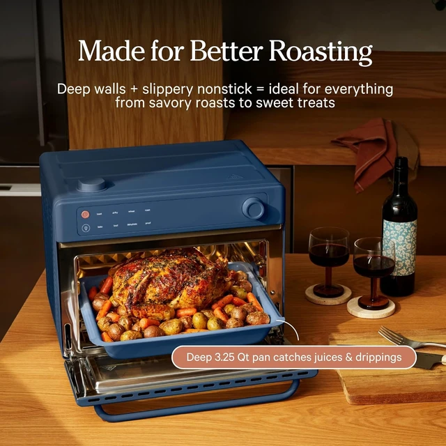 Alt view image 3 of 6 - Wonder Oven Pro Chefs Kit 2.0, Air Fry Basket, Roast & Pizza Pan
