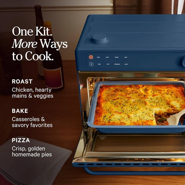 Alt view image 5 of 6 - Wonder Oven Pro Chefs Kit 2.0, Air Fry Basket, Roast & Pizza Pan
