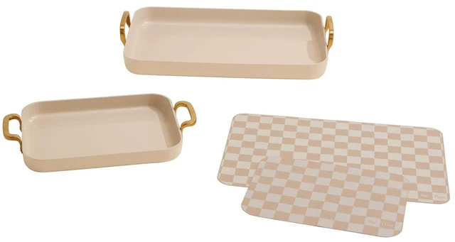 Main image of Essentials Griddle Pan Set, 4-Piece Nonstick Ceramic Cookware