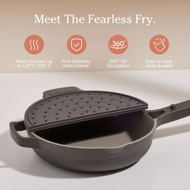 Alt view image 2 of 6 - Fearless Fry Silicone Splatter Guard for Always Pan & Perfect Pot