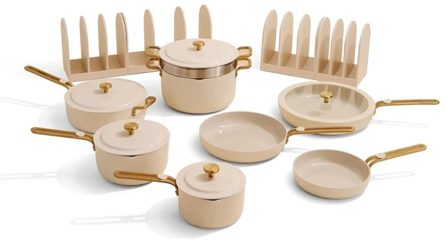 Main image of Essentials Complete Cookware Set, 17-Piece Ceramic Cookware Set