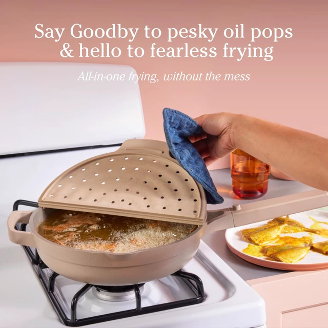 Alt view image 3 of 6 - Fearless Fry Silicone Splatter Guard for Always Pan & Perfect Pot