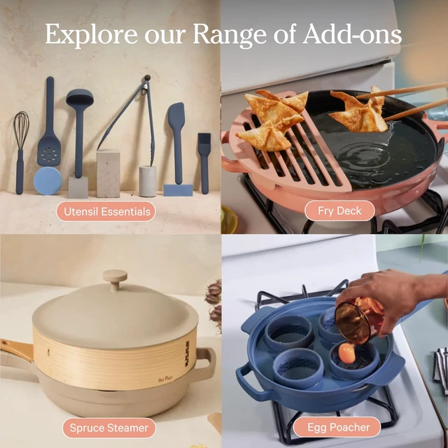 Alt view image 6 of 6 - Fearless Fry Silicone Splatter Guard for Always Pan & Perfect Pot