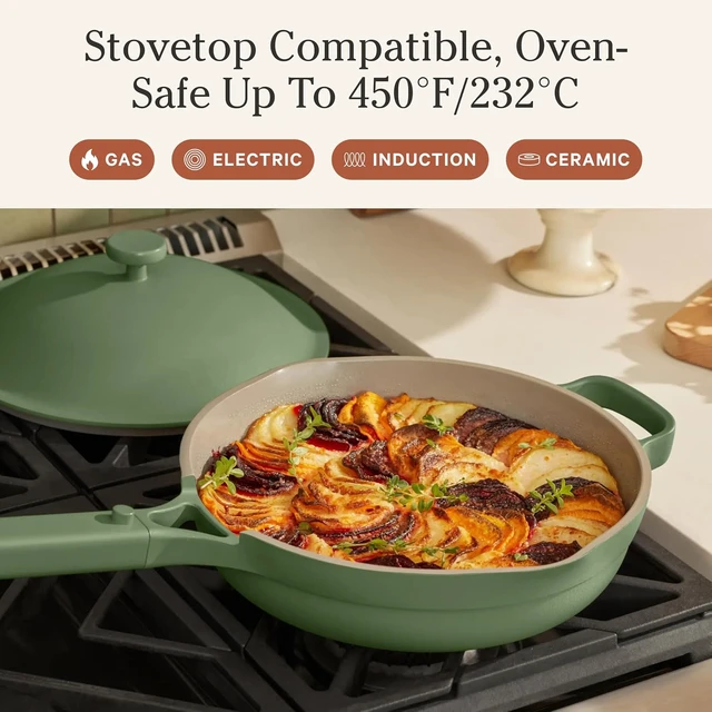 Alt view image 4 of 7 - Large Always Pan, 12.5" Ceramic Nonstick Pan