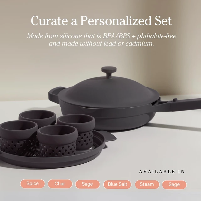 Alt view image 5 of 6 - Silicone Egg Poacher, 4-Cup BPA-Free Dishwasher-Safe Poaching Set