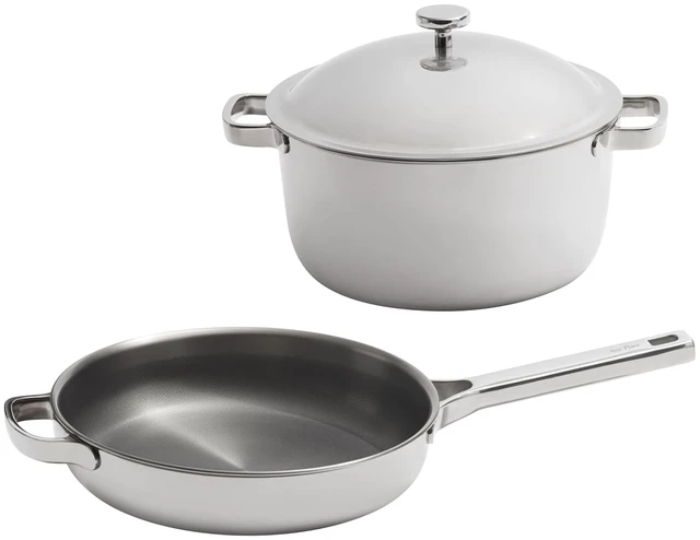 Main image of Titanium Cookware Duo Pro, 3-Piece Nonstick Cookware Set