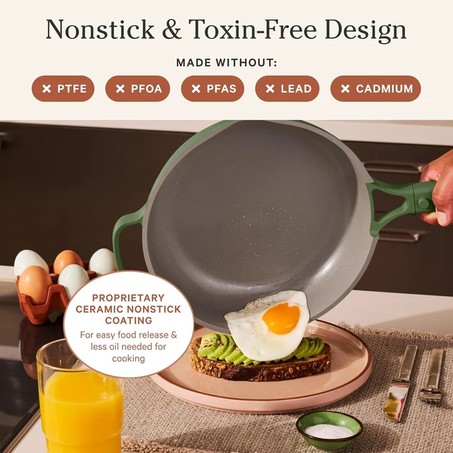 Alt view image 3 of 7 - Always Pan 2.0, 10.5" Ceramic Nonstick Pan, 2.6 Qt