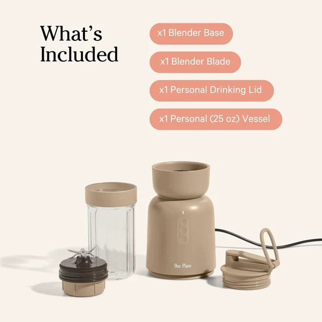 Alt view image 6 of 6 - Splendor Blender, 1000W High-Power Blender with 25 oz Travel Cup