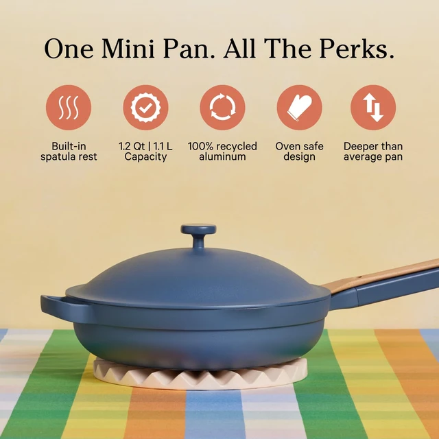 Alt view image 2 of 7 - Mini Cookware Duo, 6-Piece Ceramic Nonstick Cookware Set