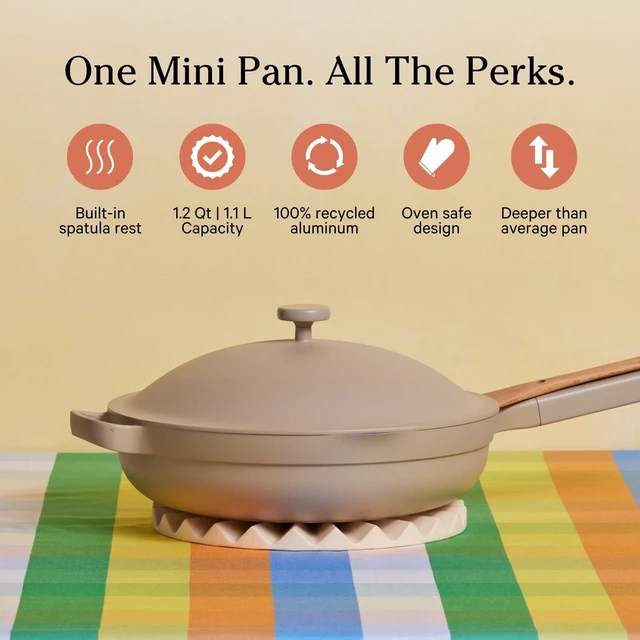 Alt view image 2 of 7 - Mini Cookware Duo, 6-Piece Ceramic Nonstick Cookware Set