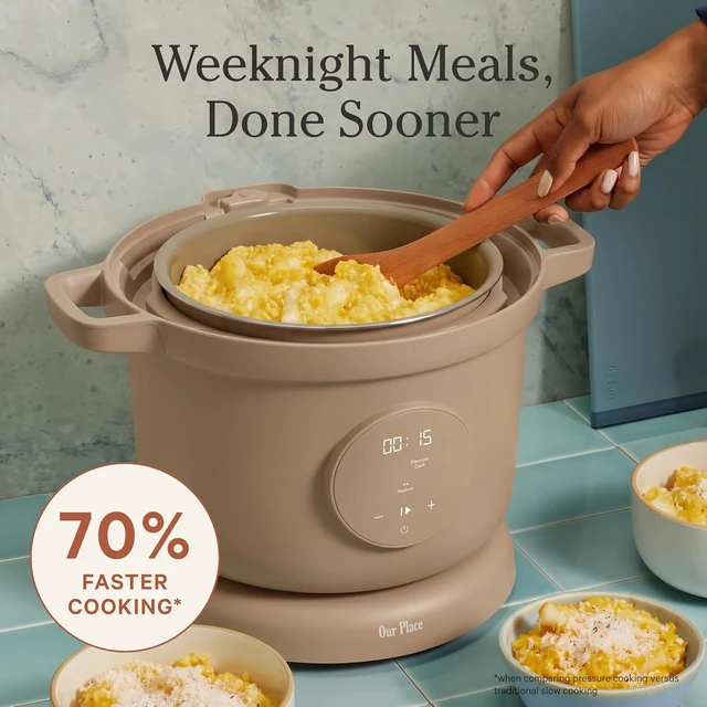 Alt view image 6 of 7 - Dream Cooker, 6 Qt Ceramic Nonstick Pressure Cooker & Multicooker