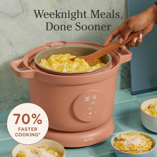Alt view image 6 of 7 - Dream Cooker, 6 Qt Ceramic Nonstick Pressure Cooker & Multicooker