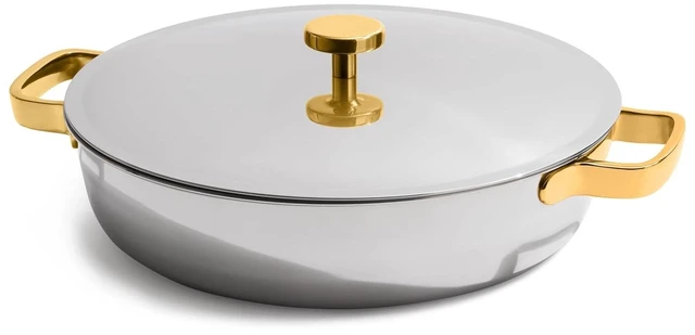 Main image of Titanium Braiser Pro, 4 Qt Nonstick Braiser Pan with Lid