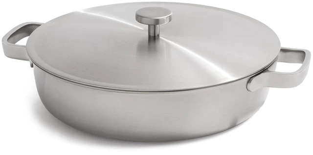 Main image of Titanium Braiser Pro, 4 Qt Nonstick Braiser Pan with Lid