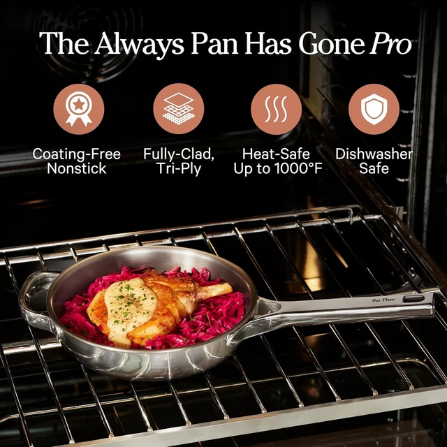 Alt view image 2 of 7 - Titanium Mini Always Pan Pro, 8.5" Nonstick Titanium Frying Pan