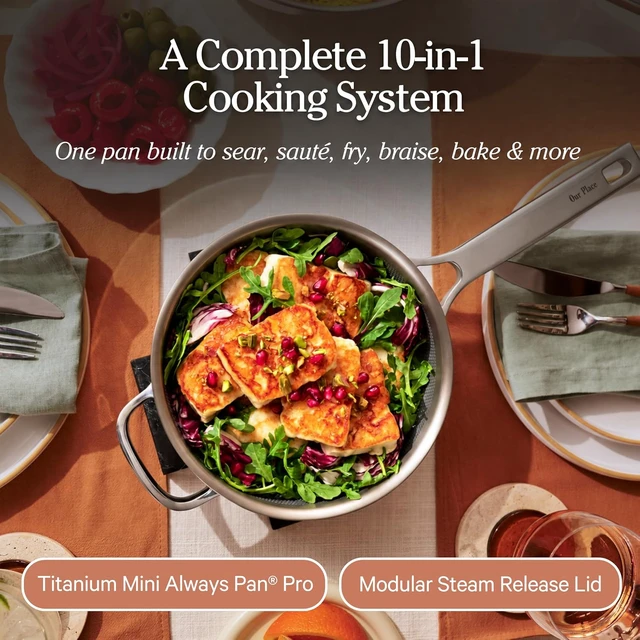 Alt view image 7 of 7 - Titanium Mini Always Pan Pro, 8.5" Nonstick Titanium Frying Pan