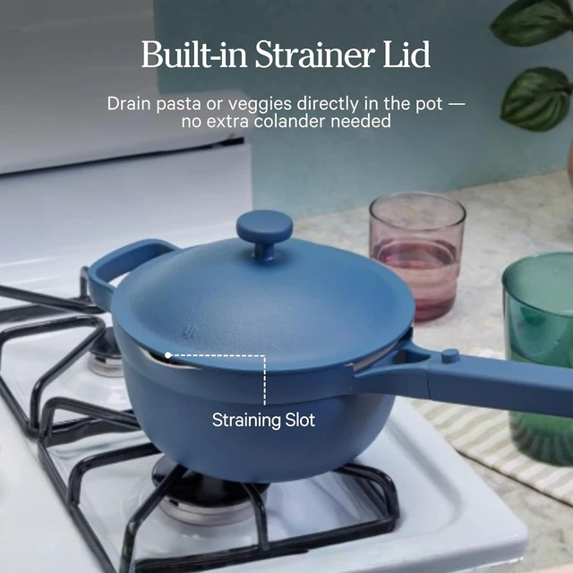 Alt view image 5 of 7 - Mini Perfect Pot, 2.75 Qt Nonstick Ceramic Cooking Pot with Lid
