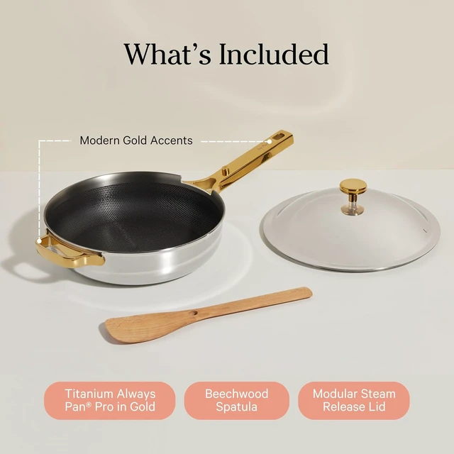 Alt view image 6 of 6 - Titanium Always Pan Pro, 10.6" Nonstick Titanium Frying Pan