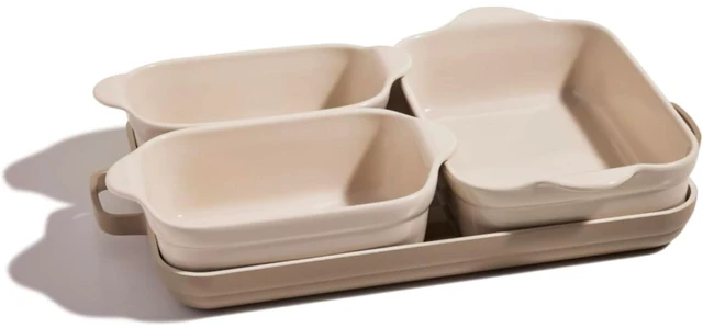 Main image of Bakeware Set, 5-Piece Nonstick Ceramic Bakeware & Griddle Pan