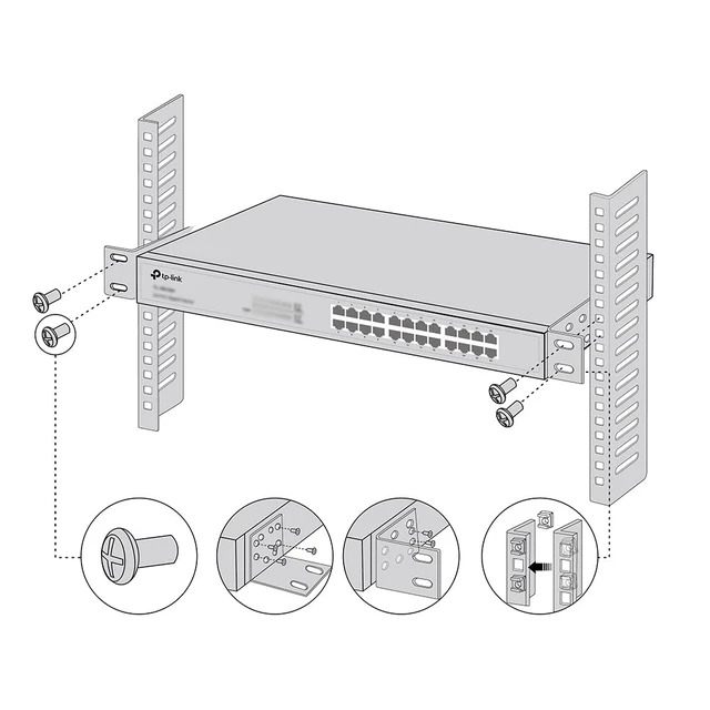 Alt view image 3 of 3 - RackMount Kit-13 Mounting Bracket