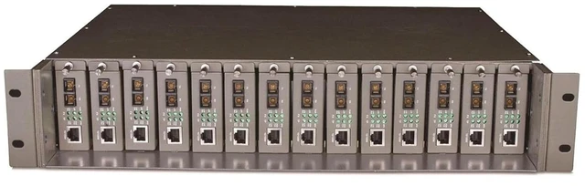 Main image of Omada 19-inch 14-Slot Rackmount Media Converter Chassis(MC1400)