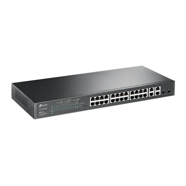 Alt view image 2 of 7 - Omada SL2428P, 24 Port Fast Ethernet Smart Managed PoE Switch