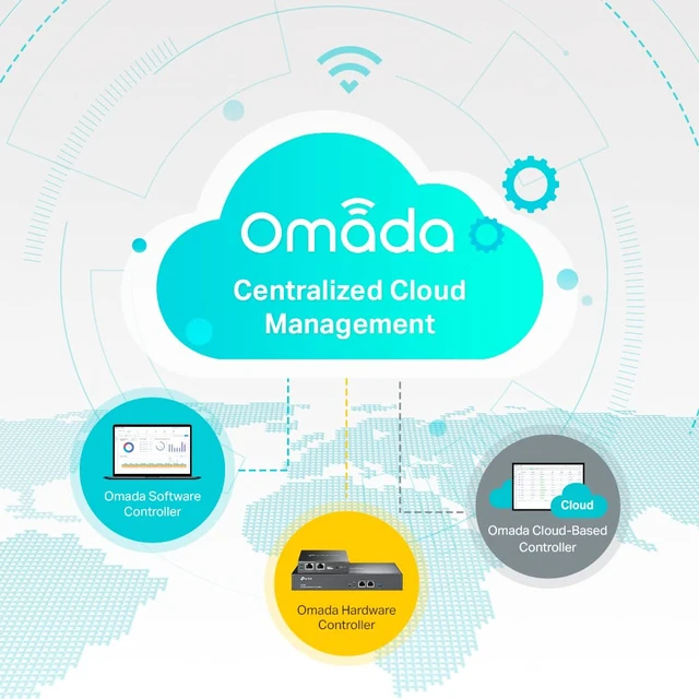 Alt view image 6 of 7 - Omada SL2428P, 24 Port Fast Ethernet Smart Managed PoE Switch