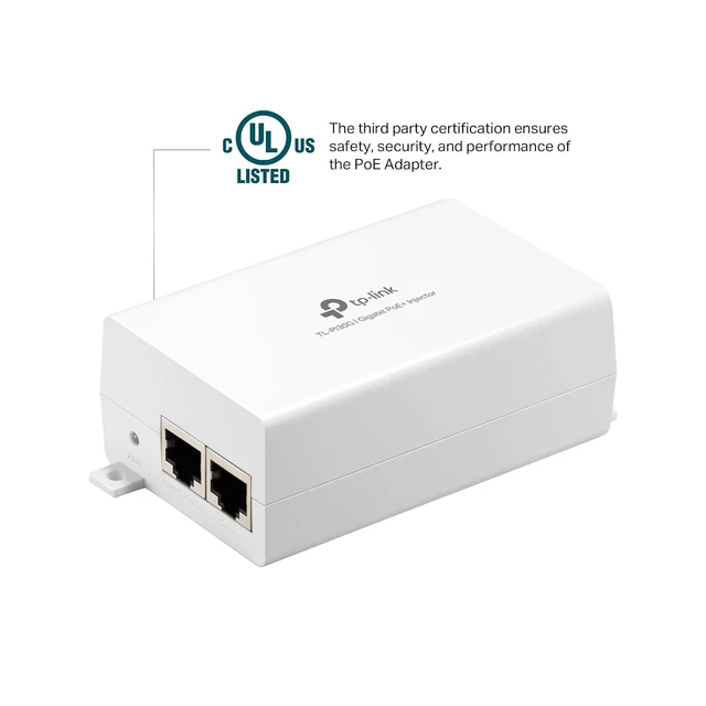 Alt view image 6 of 6 - TL-PI30G, Gigabit PoE+ Injector, Non-PoE to PoE Adapter