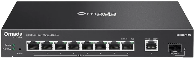 Main image of Omada 8 Port 2.5G PoE++ Easy Managed Switch w/ 2×10G Uplink