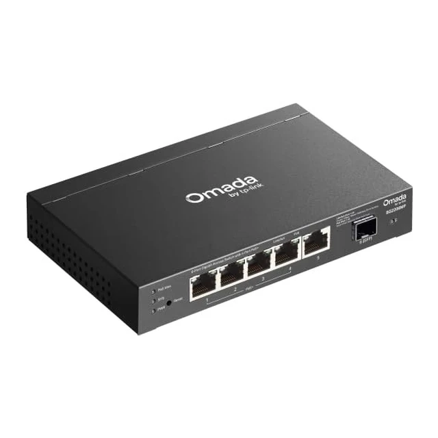 Alt view image 4 of 5 - Omada SG2206MP, Access 6-Port Gigabit Switch with 4-Port PoE+