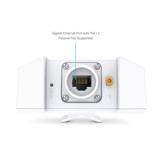 Alt view image 5 of 7 - Omada AX3000 Outdoor Wireless Access Point, w/PoE Injector(EAP650-Outdoor)