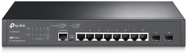 Main image of Omada SG3210 v3, 8 Port Gigabit L2+ Smart Managed Switch