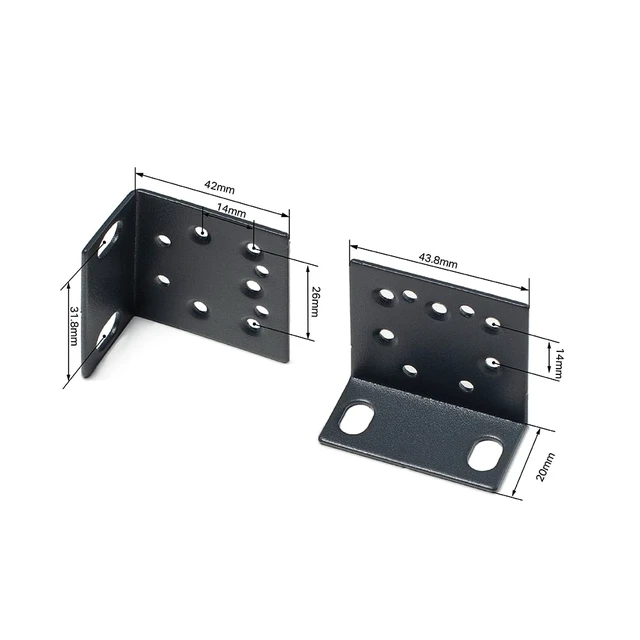 Alt view image 2 of 4 - RackMount Kit-19, Mounting Bracket 19-inch Rackmount Switches