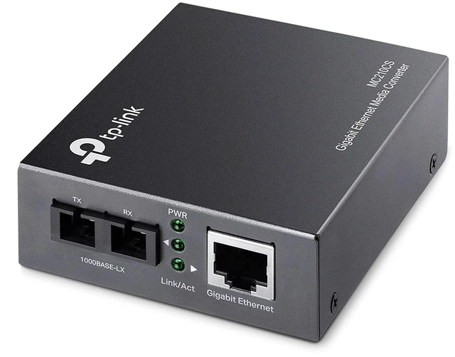 Main image of Omada Gigabit Single-Mode Fiber Media Converter(MC210CS)