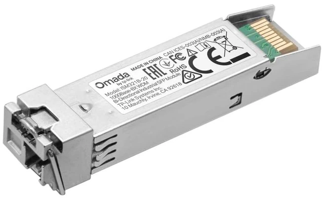 Main image of Omada 1.25GBase-BX, WDM Bi-Directional, Industrial SFP Module(ISM321B-20)