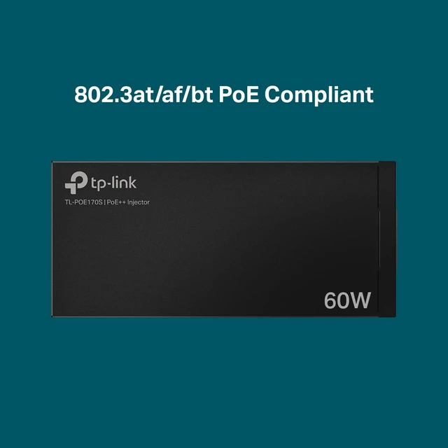 Alt view image 2 of 7 - Omada PoE++ Injector, Up to 60W, Gigabit, UL Certified(POE170S)