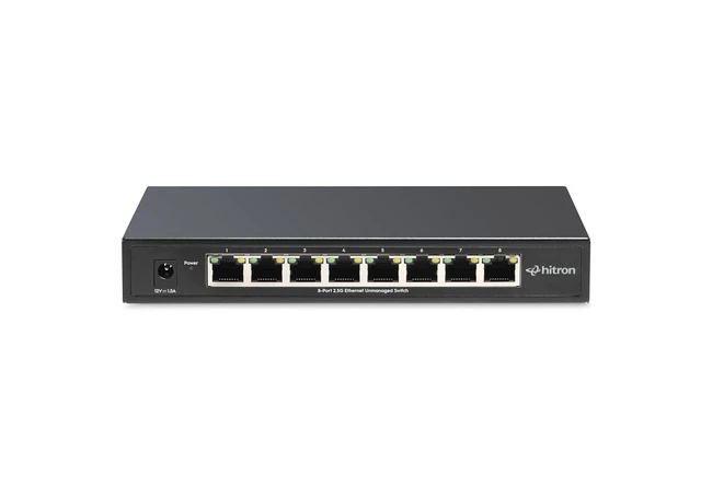 Main image of 8-Port 2.5G Ethernet Switch (APEX2008) 160Gbps Unmanaged Multi-Gig Network Switch, Fanless Silent Plug & Play Setup, Wall-Mountable Metal Housing for Home, Office & Gaming