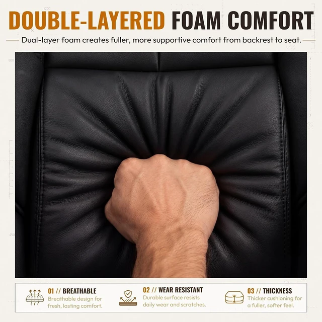 Alt view image 5 of 7 - Big and Tall Gaming Chair with Footrest for Home Office 500LBS Black