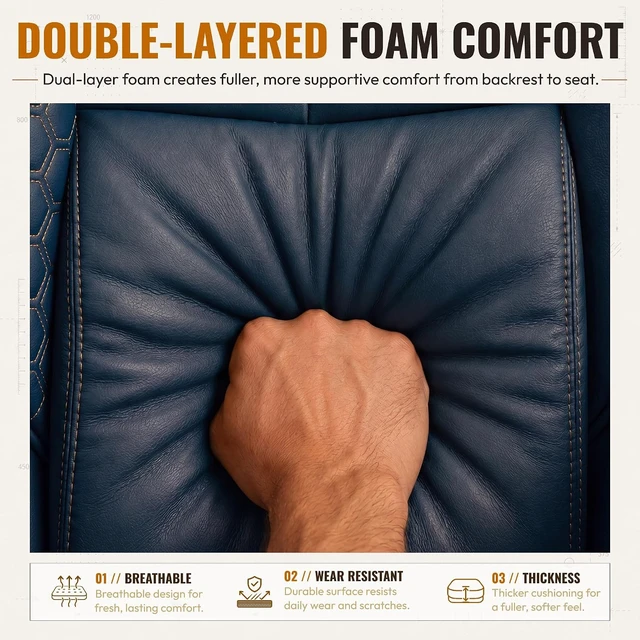 Alt view image 7 of 7 - Big and Tall Gaming Chair with Footrest for Home Office 500LBS