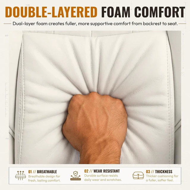 Alt view image 7 of 7 - Big and Tall Gaming Chair with Footrest for Home Office 500LBS Snow